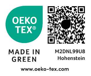 MADE IN GREEN by OEKO-TEX® märgis, M2DNL99U8 Hohenstein, www.oeko-tex.com