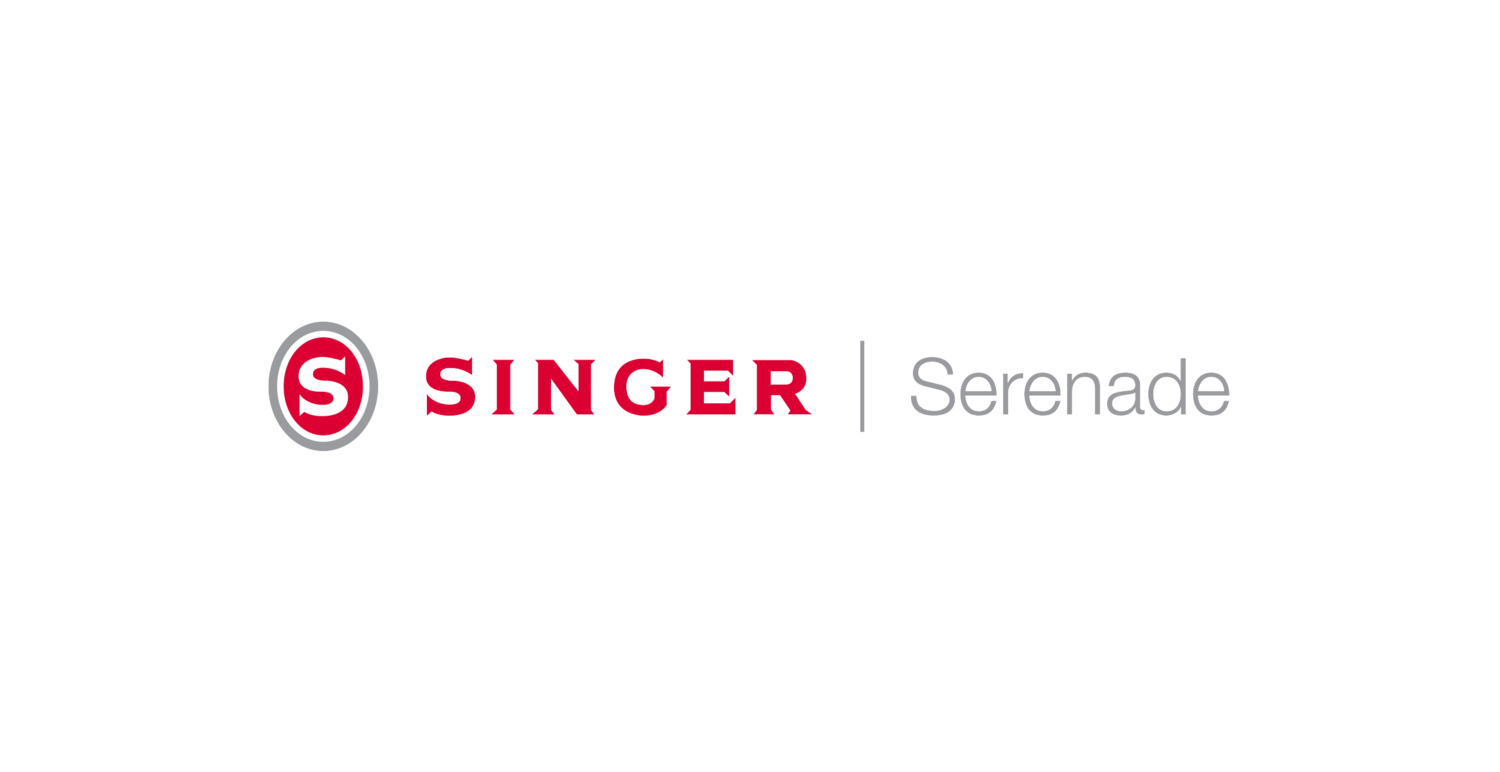 Logo stiliseeritud S-tähe ja sõnadega SINGER Serenade.