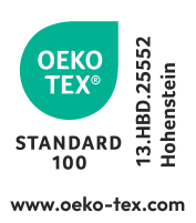 Pitser STANDARD 100, 13.HBD.25552 Hohenstein, www.oeko-tex.com