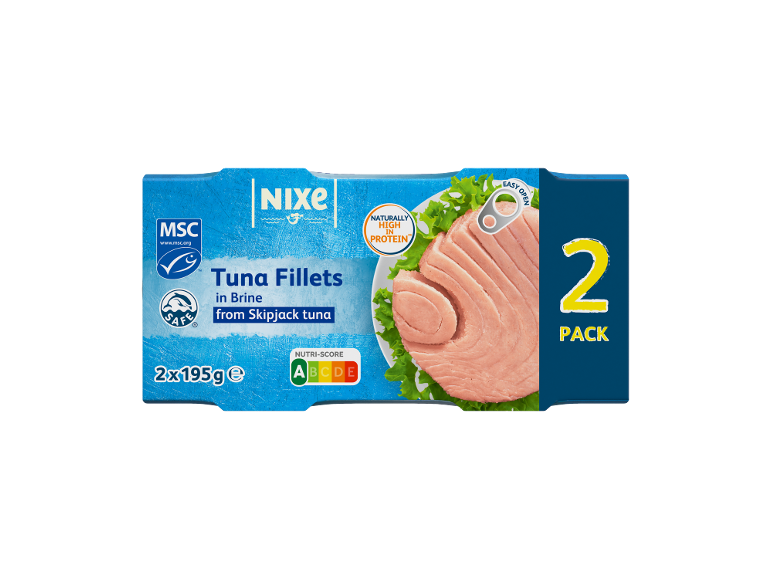 Nixe tuunikalafileed soolvees, 2x195g pakend