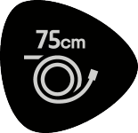 75 cm pikkune voolik.