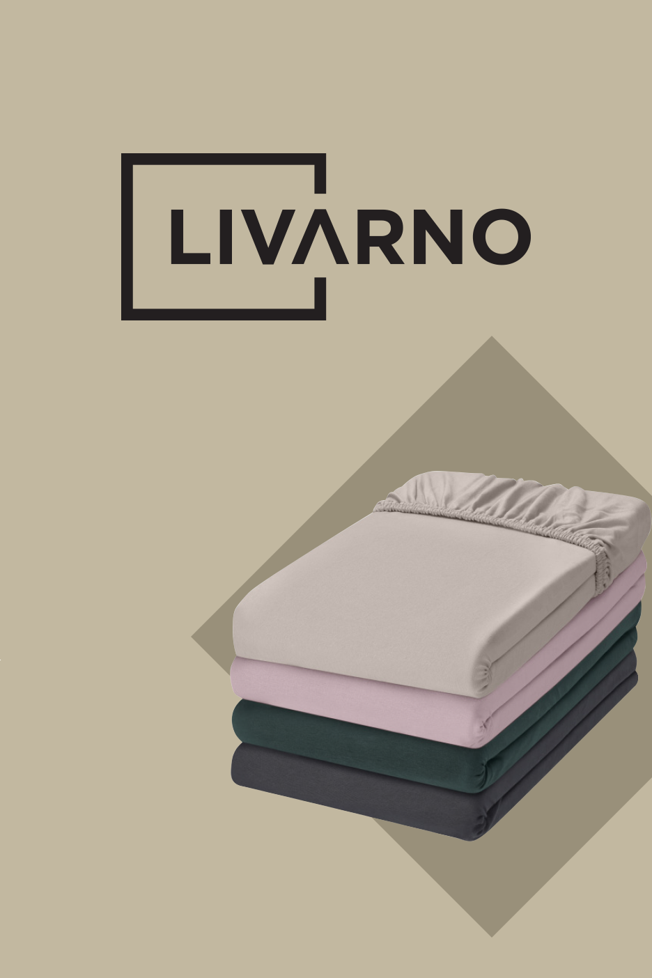 Livarno voodilinad erinevates värvides.