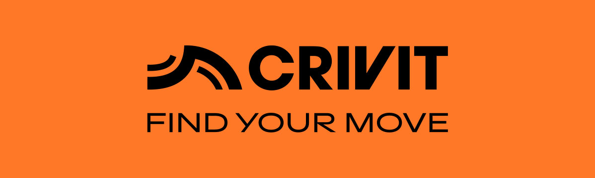 Crivit logo: Leia oma liikumine.