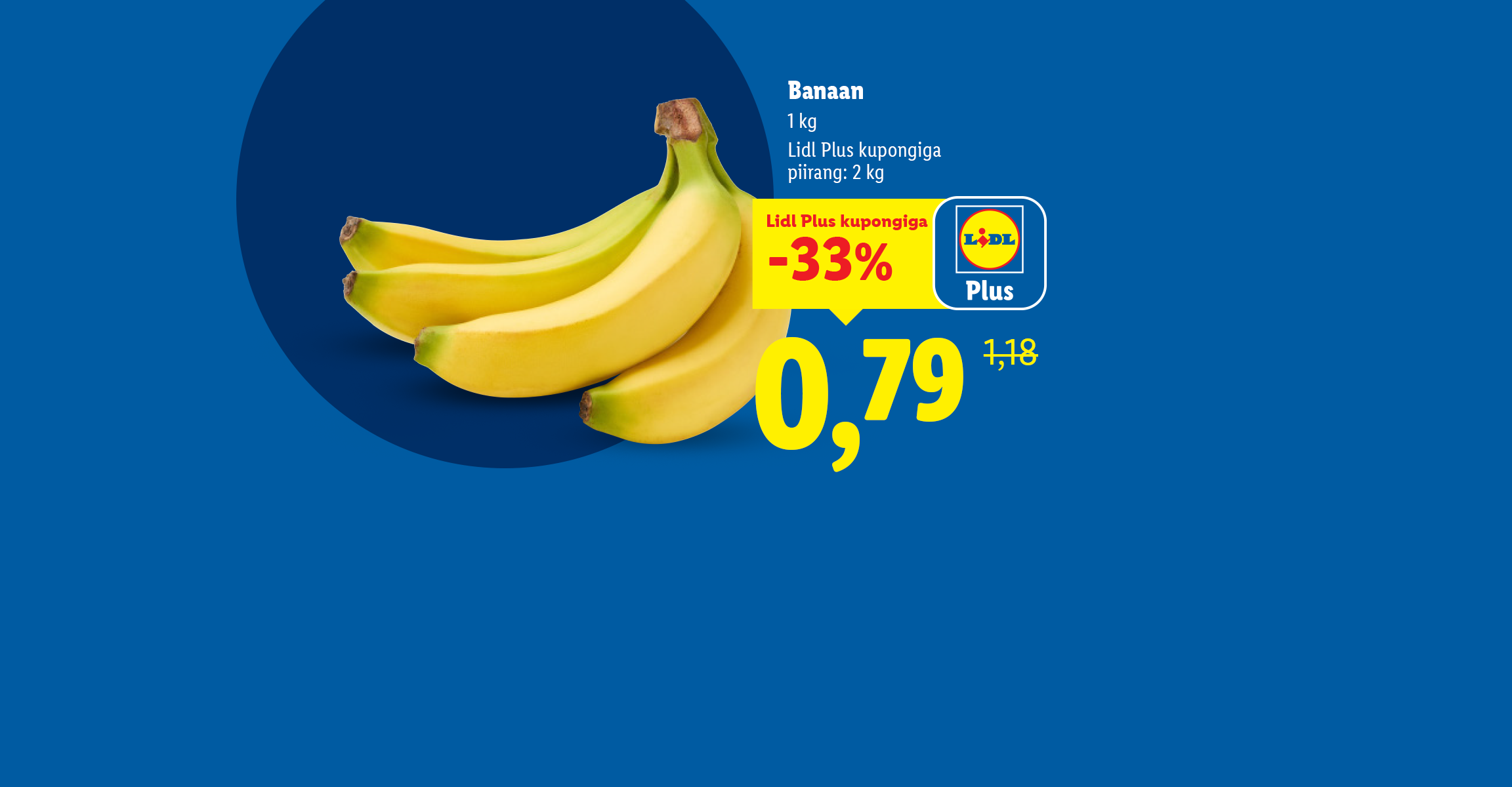 Soodushinnaga või ja banaanid punasel taustal.