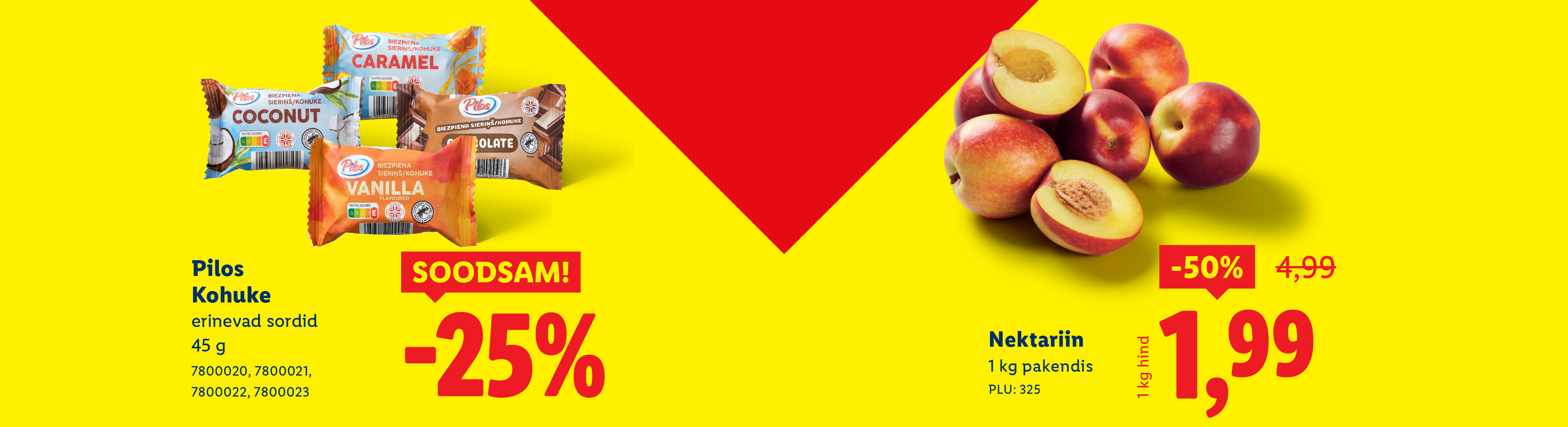 Pilos Kohuke vahvlikoorikud (kookos, karamell, šokolaad, vanill) -25% soodsam!