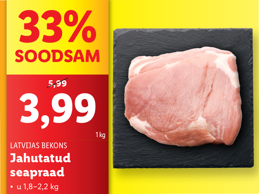 Pakkumised esmaspäevast