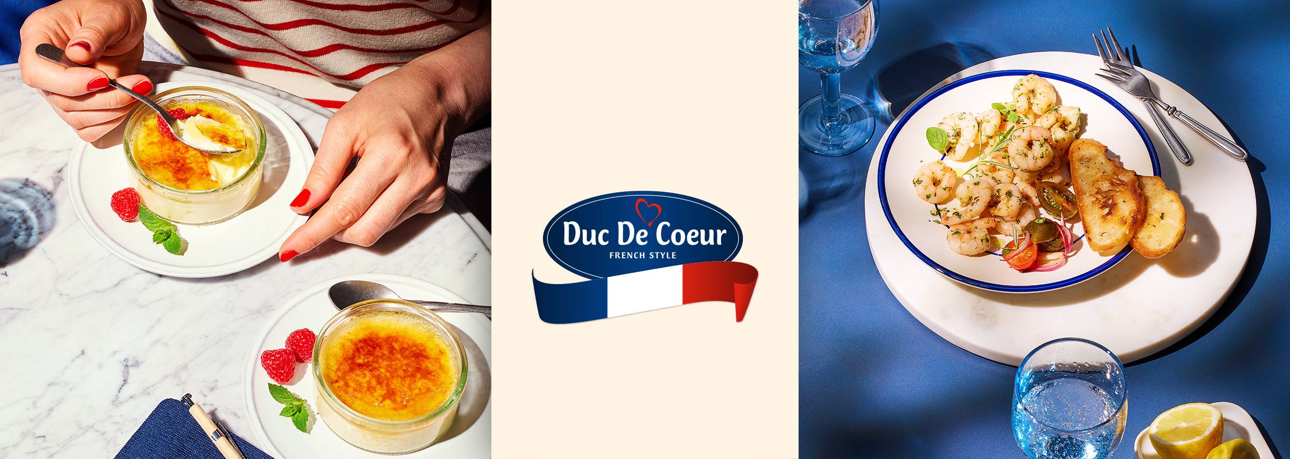 Французские десерты и закуски Duc De Coeur.